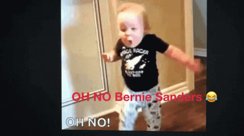 Oh No Bernie Sanders GIF - Oh No Bernie Sanders Run Away GIFs