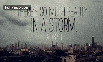 There'S So Much Beautyin A Storm,-la Dispute.Gif GIF - There'S So Much Beautyin A Storm -la Dispute Person GIFs