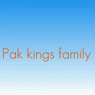 a blue background with the words pak kings family