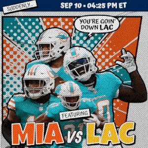 Los Angeles Chargers Vs. Miami Dolphins Pre Game GIF - Nfl National Football League Football League GIFs