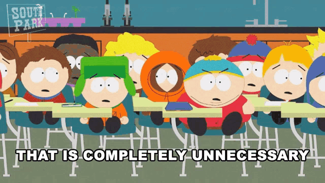That Is Completely Unnecessary Cartman GIF