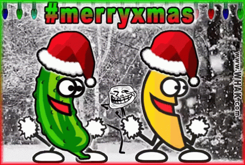 Pickle Christmas Dance GIF - Pickle Christmas Dance Troll GIFs