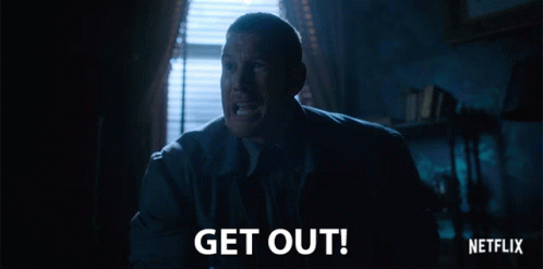 Get Out Upset GIF - Get Out Upset Screaming GIFs