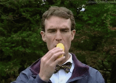 Twinkie Bill Nye GIF - Twinkie Bill Nye Eat GIFs