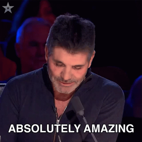 Absolutely Amazing Simon Cowell GIF - Absolutely Amazing Simon Cowell Britains Got Talent GIFs