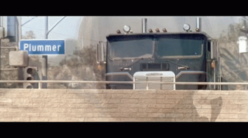 Terminator Truck GIF - Terminator Truck Drive Off Bridge GIFs
