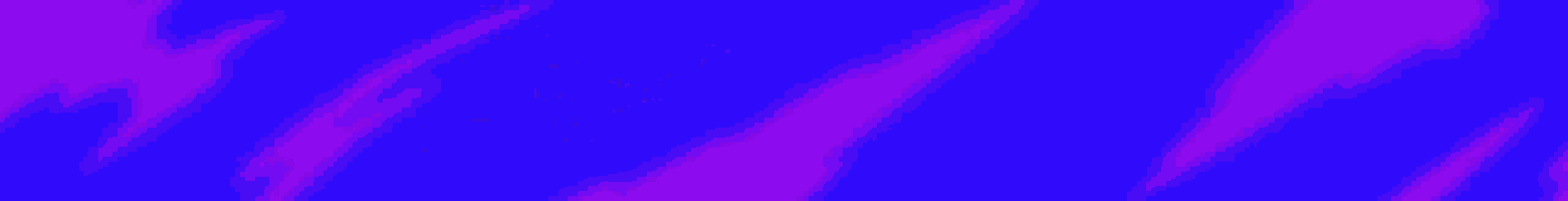 a pixel art of a purple and blue background with a clock on it