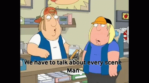 Family Guy Carl GIF - Family Guy Carl We Have To Talk About Every Scene GIFs