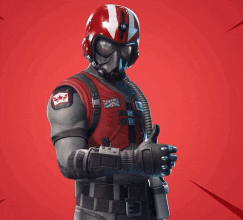 a man in a red and white helmet with the words epic win written below him