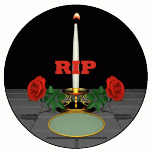 Rip Rip Candle GIF - Rip Rip Candle Candle And Roses GIFs