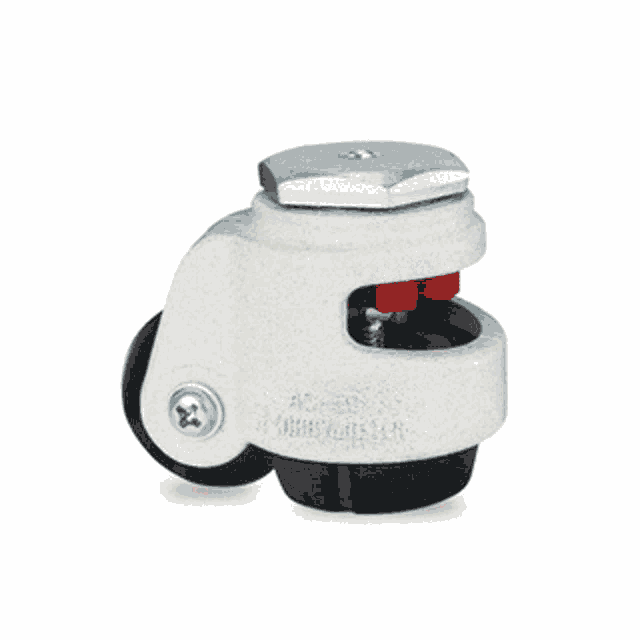a white caster with the word carrymaster written on the side