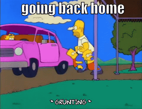 Back Home GIF - Back Home Home Get In The Car GIFs