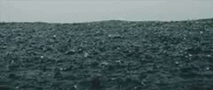 Creepy Ocean Rain GIF - Creepy Ocean Rain Black And White GIFs