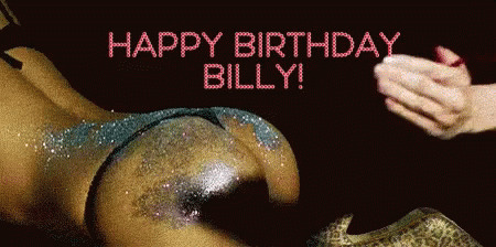 Billy Spank Birthday Birthday Spank GIF - Billy Spank Birthday Birthday Spank Glitter Spank GIFs