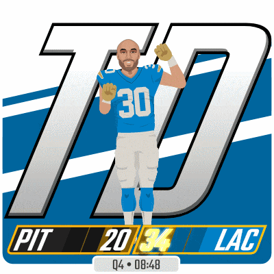 an illustration of a football player with the number 30