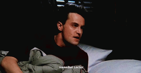 Hannibal Lecter GIF - Hannibal Lecter Matthew Perry GIFs