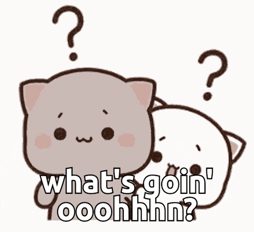 a cartoon cat is asking what 's goin ' ooohhhn ?