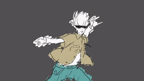 a drawing of a man wearing sunglasses and a shirt