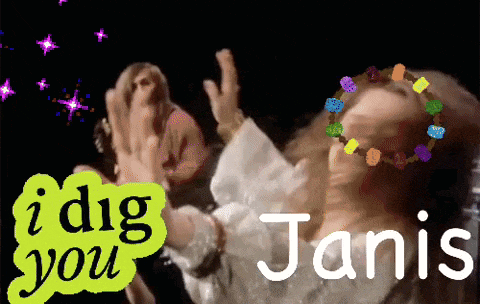 a picture of a woman with a flower crown and the words " i dig you "