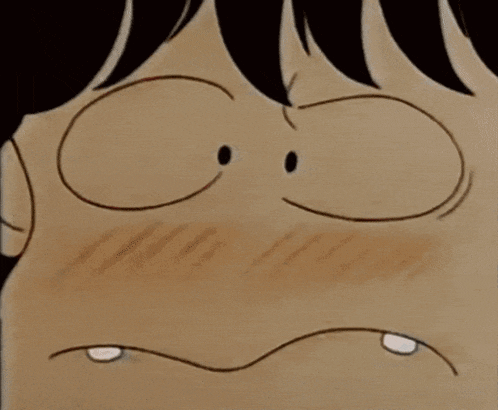 a close up of a cartoon character with a big mouth