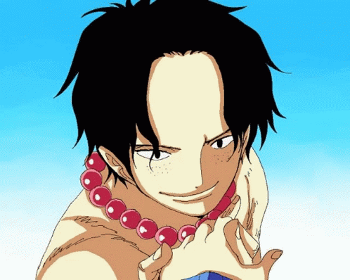 Ace One Piece GIF - Ace One Piece Forehead GIFs
