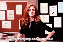 And Worrying About My Hair GIF - Red Redhair Redhead GIFs