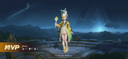 a screenshot of a video game that says mvp on the top