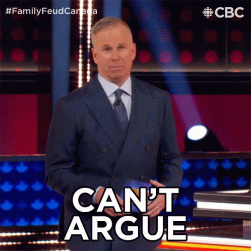 Cant Argue With That Gerry Dee GIF - Cant Argue With That Gerry Dee Family Feud Canada GIFs