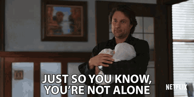 Just So You Know Youre Not Alone GIF - Just So You Know Youre Not Alone Im Here GIFs