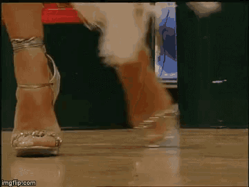 a close up of a woman 's feet with a watermark that says imgflip.com on the bottom