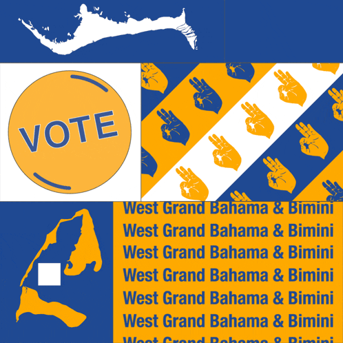 a yellow circle with the word vote written on it