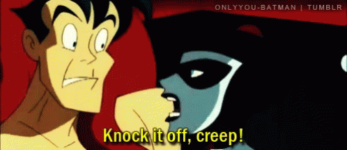 The Creeper Knock It Off GIF - The Creeper Knock It Off Harley Quinn GIFs