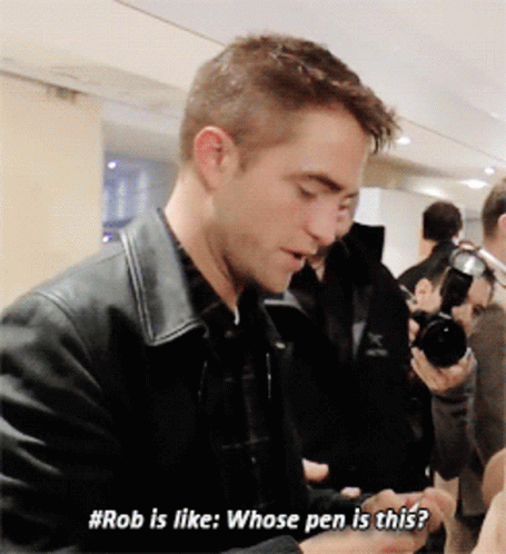 Rob Rob Is Like GIF - Rob Rob Is Like Whose Pen Is This GIFs