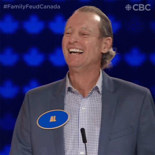 Laugh Family Feud Canada GIF - Laugh Family Feud Canada Smile GIFs