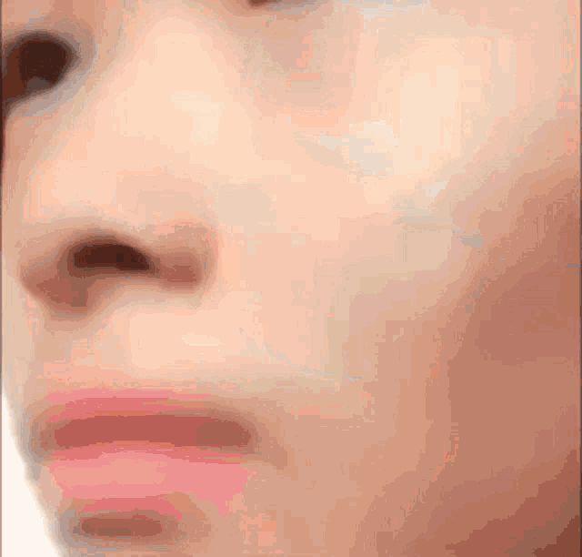 a close up of a person 's black eye