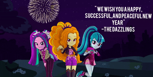 a poster with a quote from the dazzlings