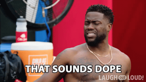 That Sounds Dope Kevin Hart GIF - That Sounds Dope Kevin Hart Cold As Balls GIFs