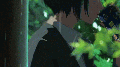 The Garden Of Words Anime GIF - The Garden Of Words Anime Looking GIFs