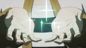 a person is holding something in their hands that is glowing in the dark