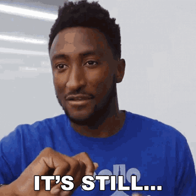 Its Still Far From Finished Marques Brownlee GIF - Its Still Far From Finished Marques Brownlee Its Still Not Over GIFs