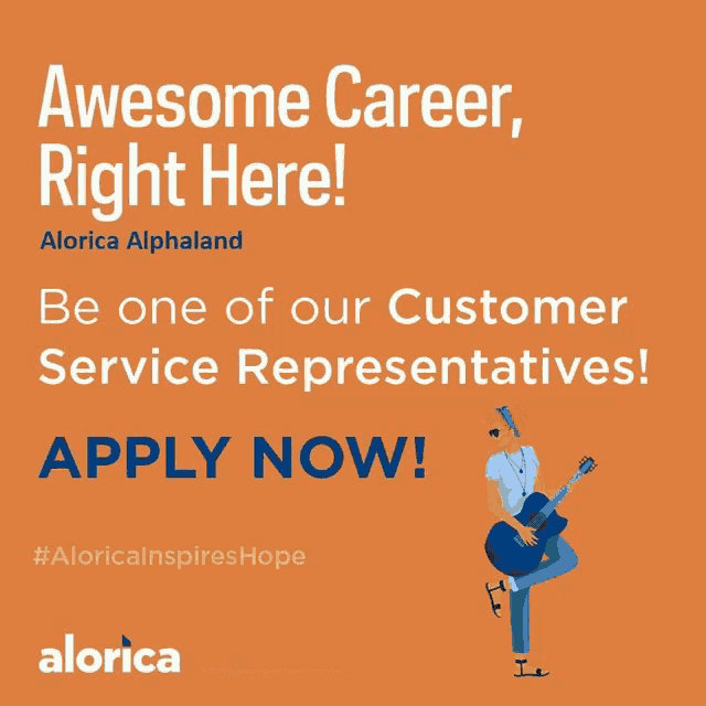 a poster that says awesome career right here be one of our customer service representatives