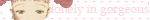a blurred image of a dog with the words lonely in gorgeous written in pink