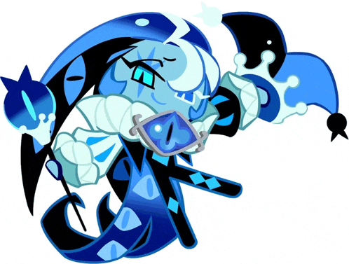 a cartoon character with a sword and a crown on his head
