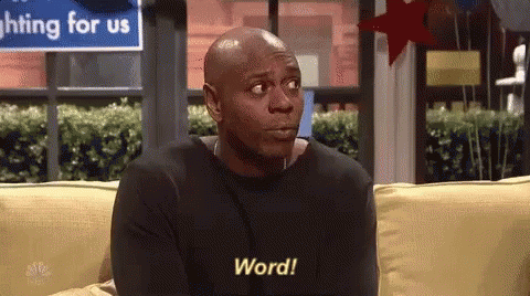 Dave Chapelle GIF - Dave Chapelle Word GIFs