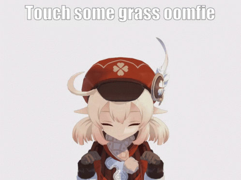 Touch Grass Klee GIF - Touch Grass Klee Genshin GIFs