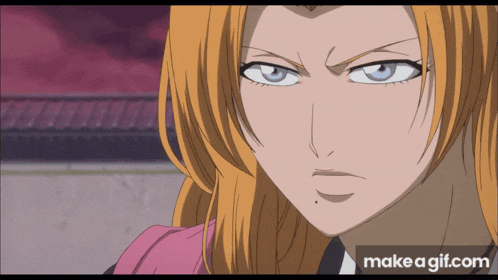 a close up of a girl 's face with the words make a gif.com below her