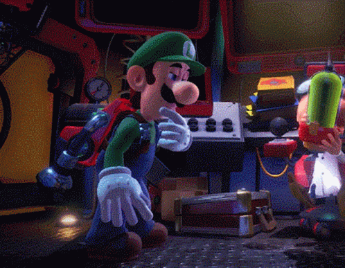 Luigis Mansion Super Mario Bros GIF - Luigis Mansion Super Mario Bros Suggestive GIFs