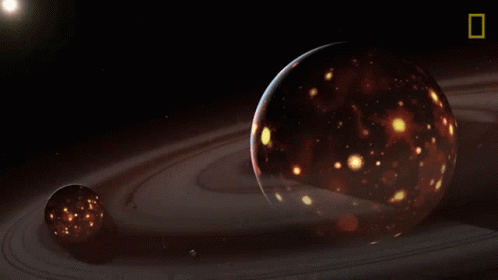 Planets In The Universe Planets In Space GIF - Planets In The Universe Planets In Space Glowing Planets GIFs
