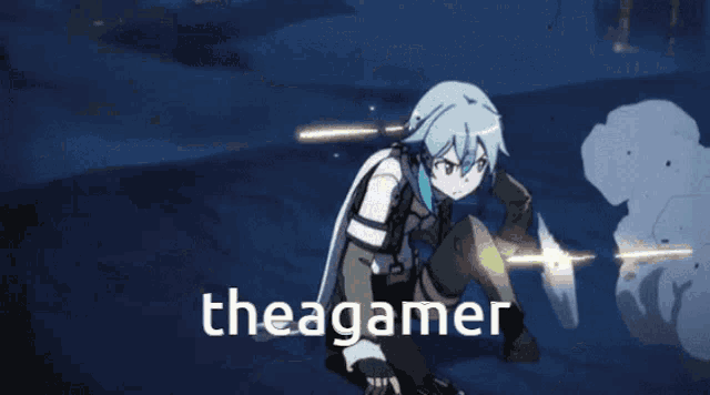 a picture of a person with the word theagamer written on it