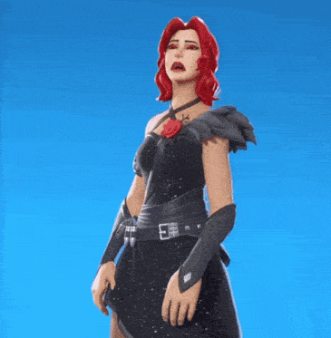a woman with red hair is covering her face with her hands and water drops are coming out of her hair